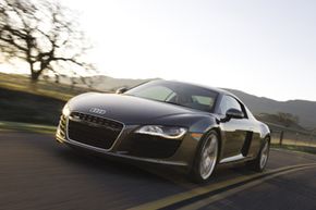 The R8 comes standard with Audi's famous Quattro all-wheel drive system.