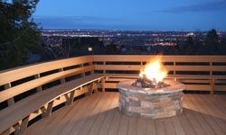 Including features like a fire pit can make your deck addition more special.