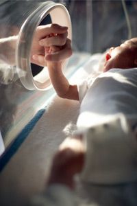 A baby born an addict may have to spend weeks in the hospital recovering.