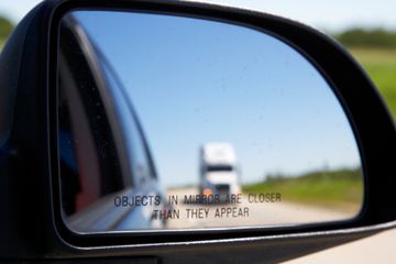 The Reason Why Objects in a Car's Side-View Mirror Are Closer Than They  Appear