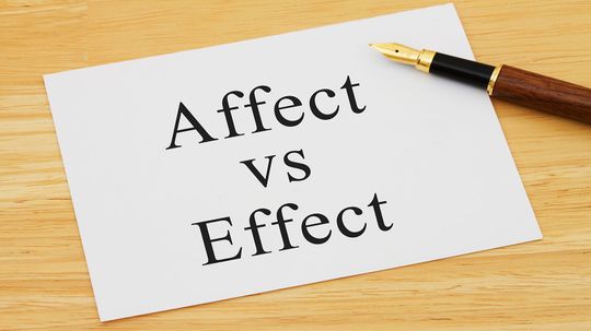 What's the Difference Between 'Affect' and 'Effect'?
