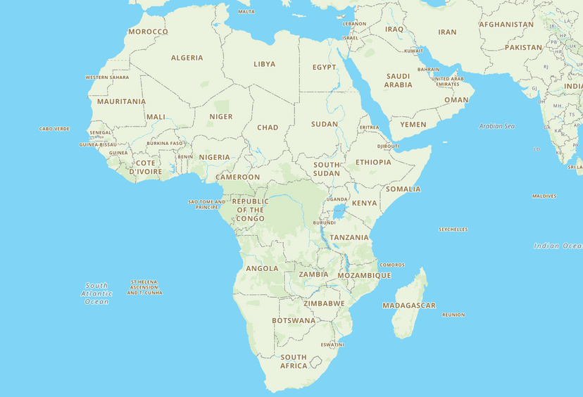 Map of Africa