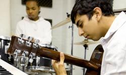 If your tween shows interest in an instrument, offer some encouragement.