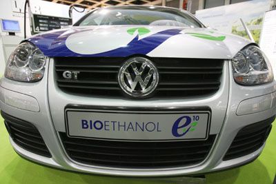 volkswagen golf ethanol powered