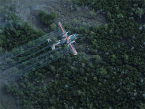 越战期间，一架美国空军飞机在距离西贡20英里的三角洲地区喷洒了橙色特工