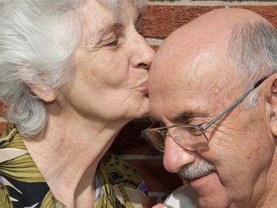 elderly couple