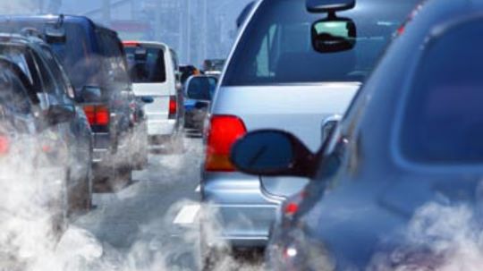 What percentage of air pollution is due to cars?