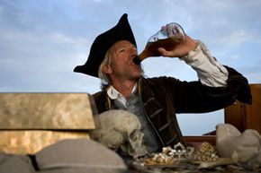 Pirate drinking