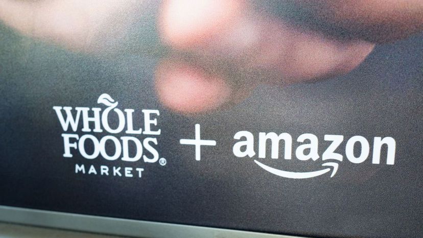 Whole Foods & Amazon sign