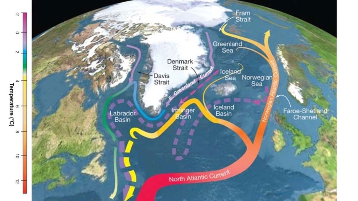 Une étude indique que les courants atlantiques s’affaiblissent, près du bord de l’effondrement