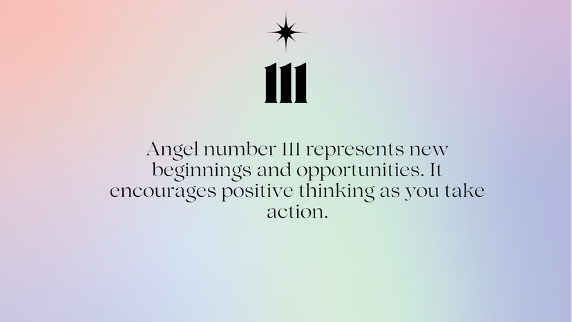 111 angel number