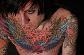 angel wings tattoo