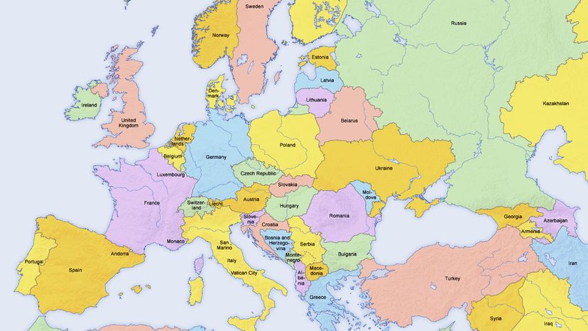 map of Europe