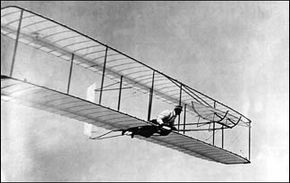 莱特兄弟飞行练习”width=