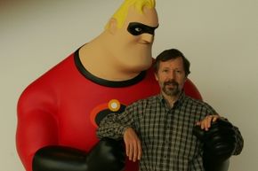 Ed Catmull with Mr. incredible in 2004