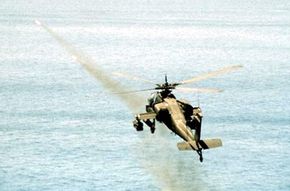 apache helicopter firing missiles