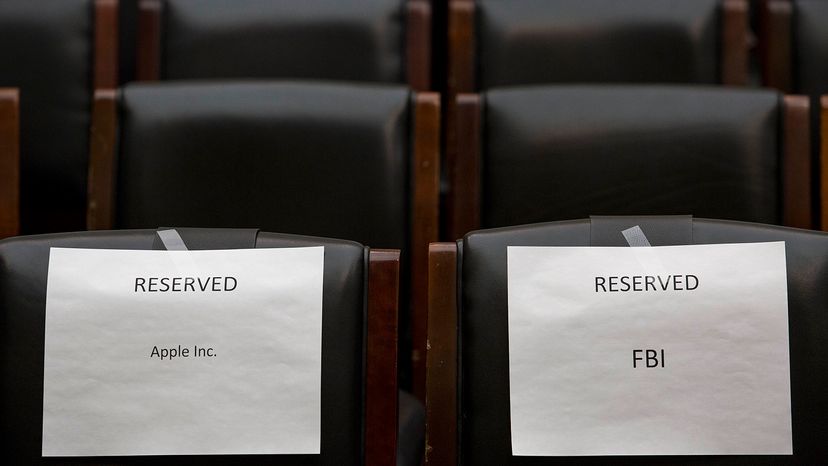 Seats for Apple and FBI
