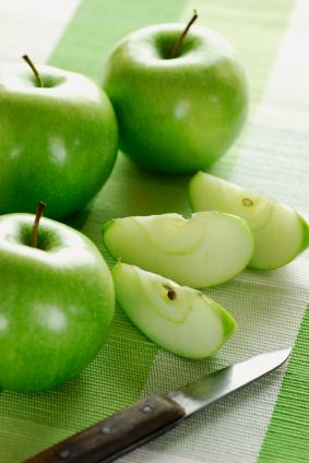 green apples