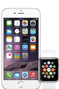 How does apple online watch communicate with iphone