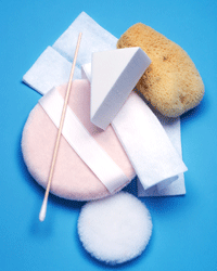 Applicators -- both puffs and sponges -- come in different sizes and textures.