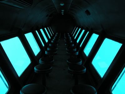 Tourists can enjoy all that a coral reef has to offer comfortably from a submarine.