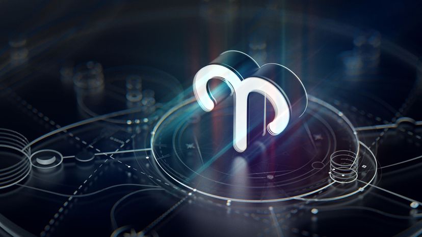 Aries Symbol 3D