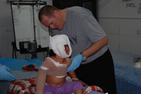 Are Army medics and doctors on the front lines?