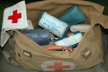World War 2 Army First Aid Bag