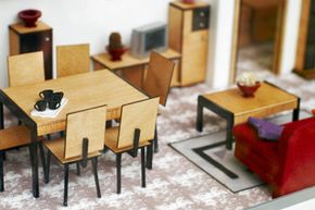 To get a good sense of the scale of furniture you can have, play around with dollhouse furniture pieces.