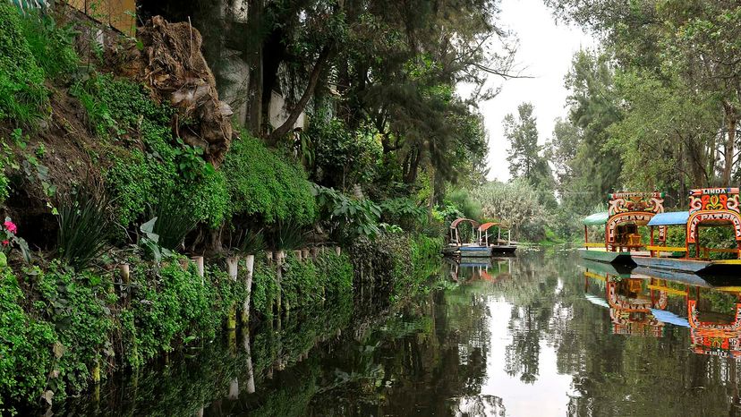 chinampa canals Xochimilco