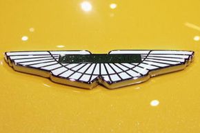 The Aston Martin emblem