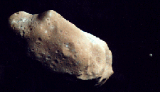 The main-belt asteroid Ida is a metal-rich S-type that could be mined for space colony supplies.