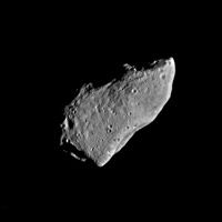 Asteroid 951 (Gaspra) as seen by the Galileo spacecraft in 1991.