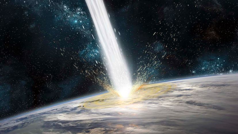 asteroid hitting Earth