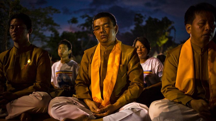 Buddhist meditators