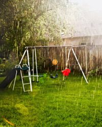 Rain can hydrate your thirsty lawn, but if you have a grade problem, it can also lead to water woes.
