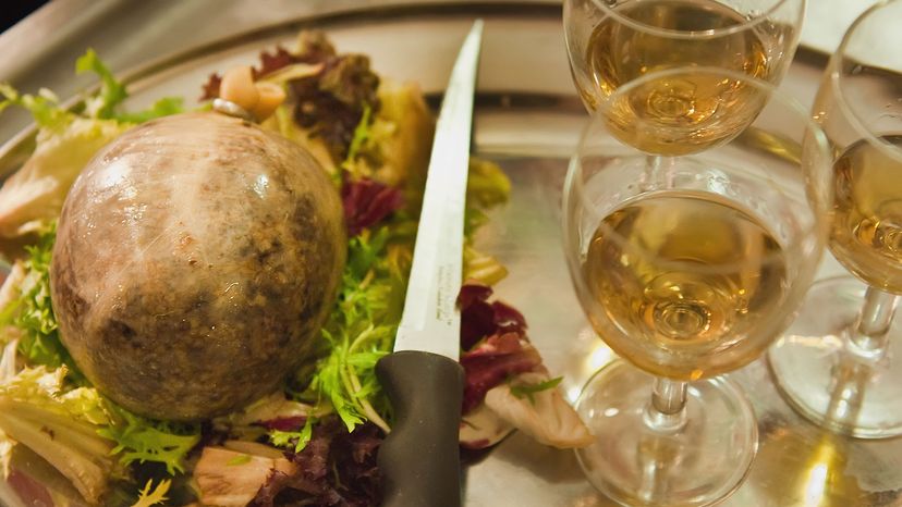 haggis and whisky