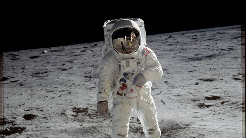 Buzz Aldrin on Moon