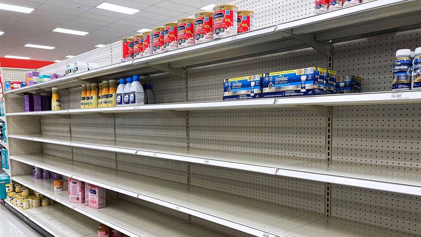 baby formula empty shelves