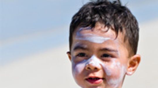 What kind of sunscreen do you put on a baby?