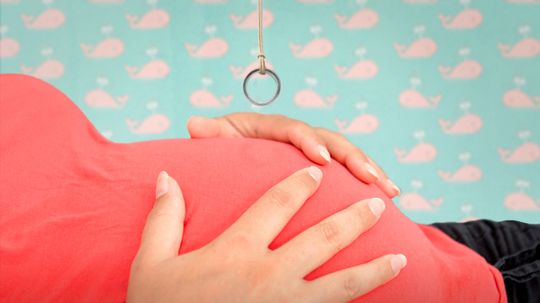 What's really behind the 'ring test' for telling an unborn baby's sex?