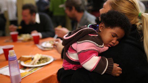 baby, shelter, meal, Thanksgiving