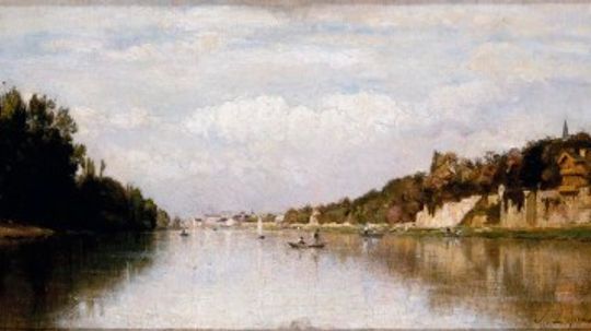 Banks of the Seine by Stanislas Lepine