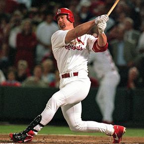 Mark McGwire admitted to steroid use while playing Major League ball and during the time he broke the home run record. See more sports pictures.