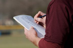 A baseball scorecard lets you record every detail of the action on the field.