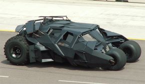 The &quot;race&quot; versions of the Batmobile have real engines and drive trains.