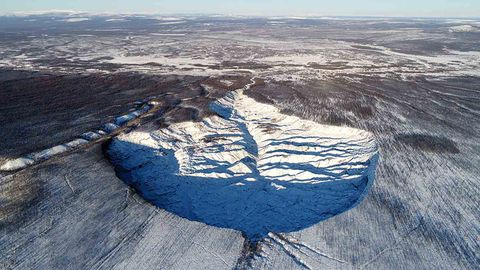 Why Siberia's Batagaika Crater Is Known as the Gateway to Hell - Vimarsana News