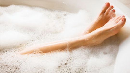 How does bathing affect my skin?