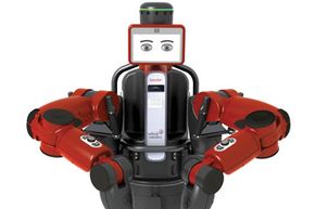 Baxter’s expressions let nearby workers know what’s going on with the robot’s processes, from stand-by to concentration to a sad resignation when a task isn’t going well.