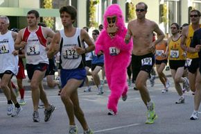 Don't be surprised if you see a pink gorilla trying to outpace the serious competitors at Bay to Breakers.